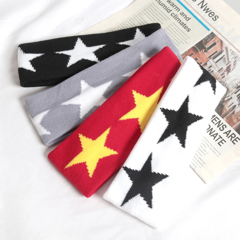 Yoga Fitness For Men - Elastic Pentagram Hair Bands Women Men