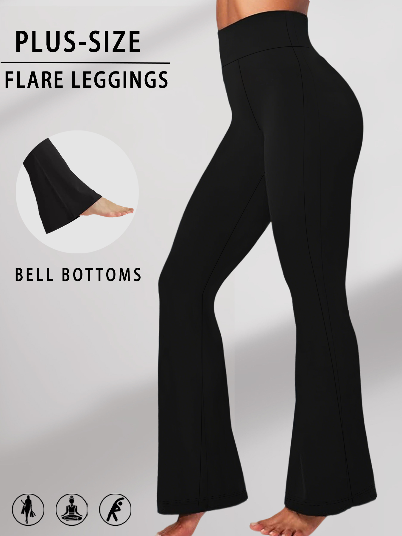 Plus Size Women's Super Soft F - Yoga Fitness Leggings review and price
