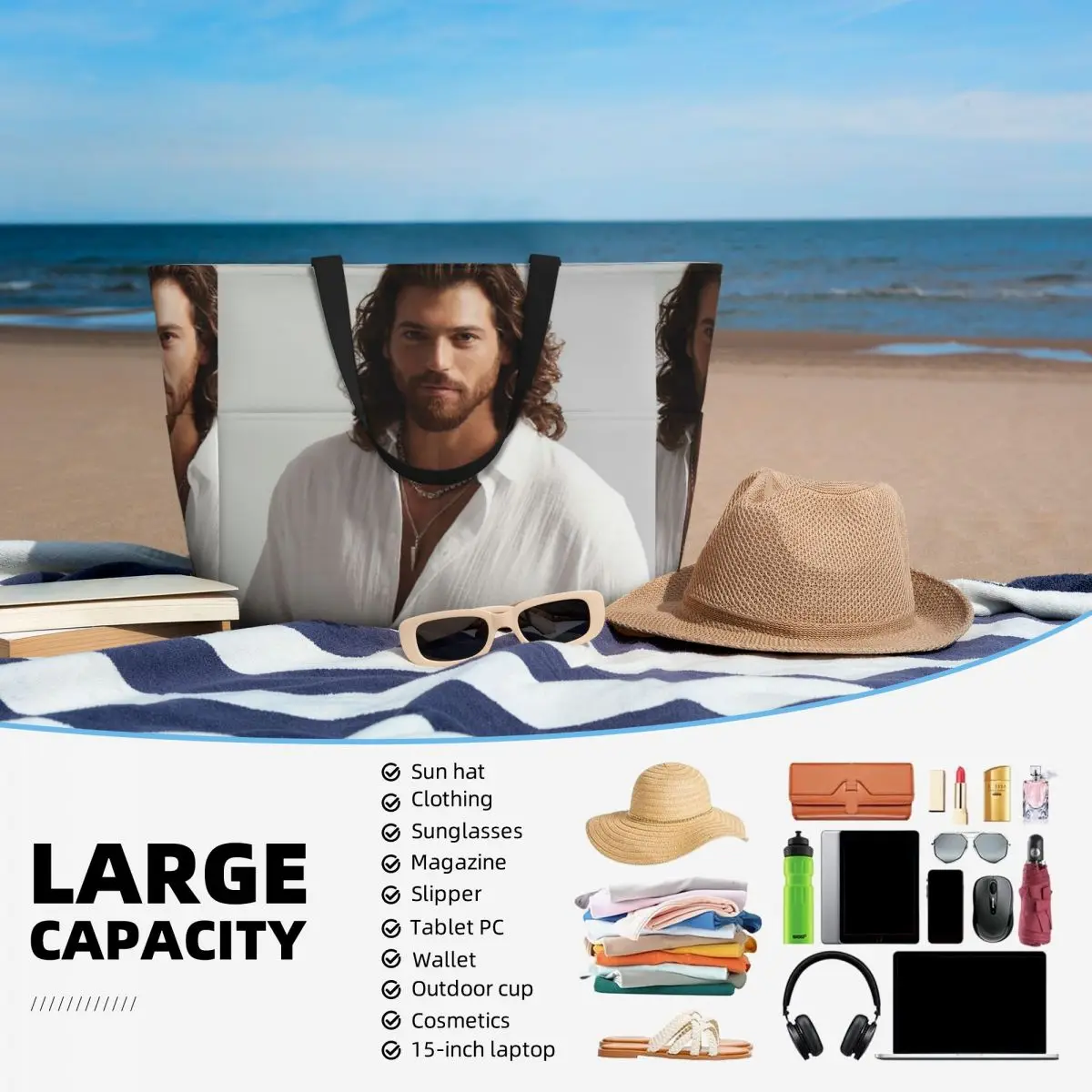 Actor Can Yaman Photo Beach To - Yoga Fitness Gym Photos review and price