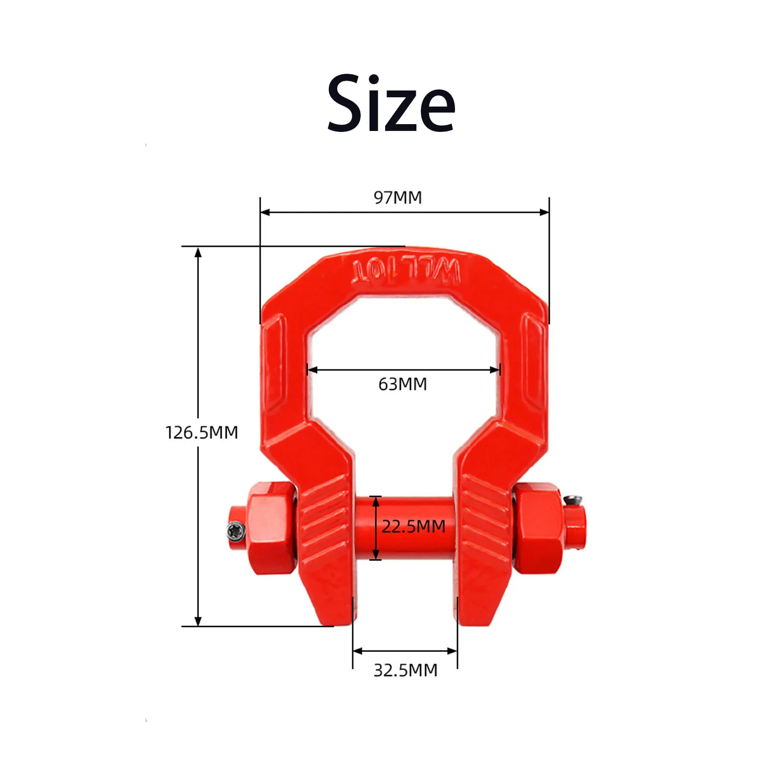 2PCS D Heavy Duty 3/4” Shackle - Head Racket Boom review and price
