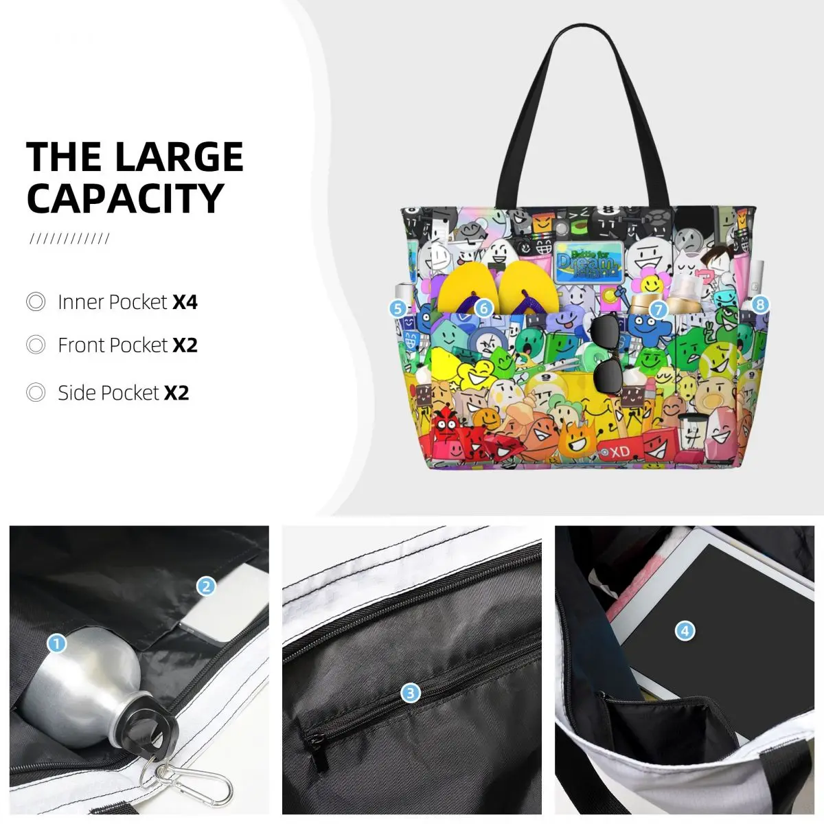 BFDI Group Picture Beach Tote  - Yoga Fitness Group review and price