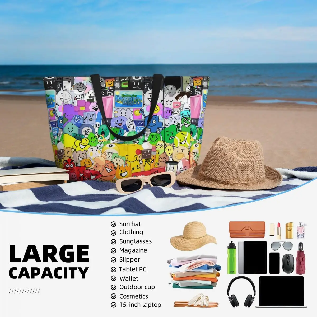 BFDI Group Picture Beach Tote  - Yoga Fitness Group review and price