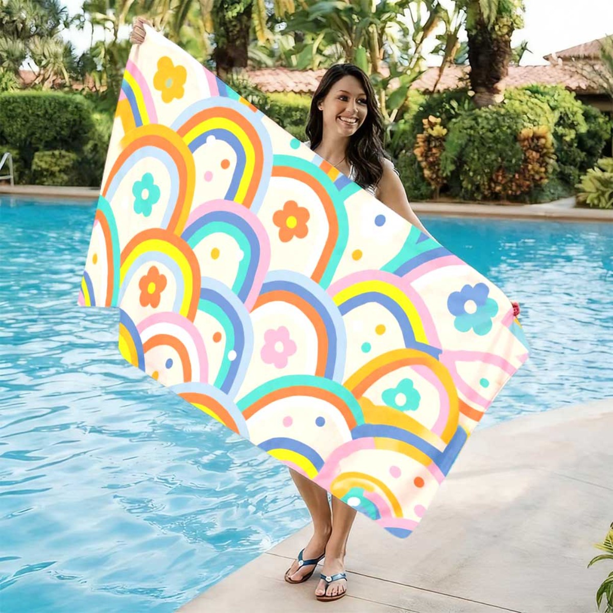 One Beach Towel That Is Reusab - Yoga Fitness & Nutrition Llp review and price