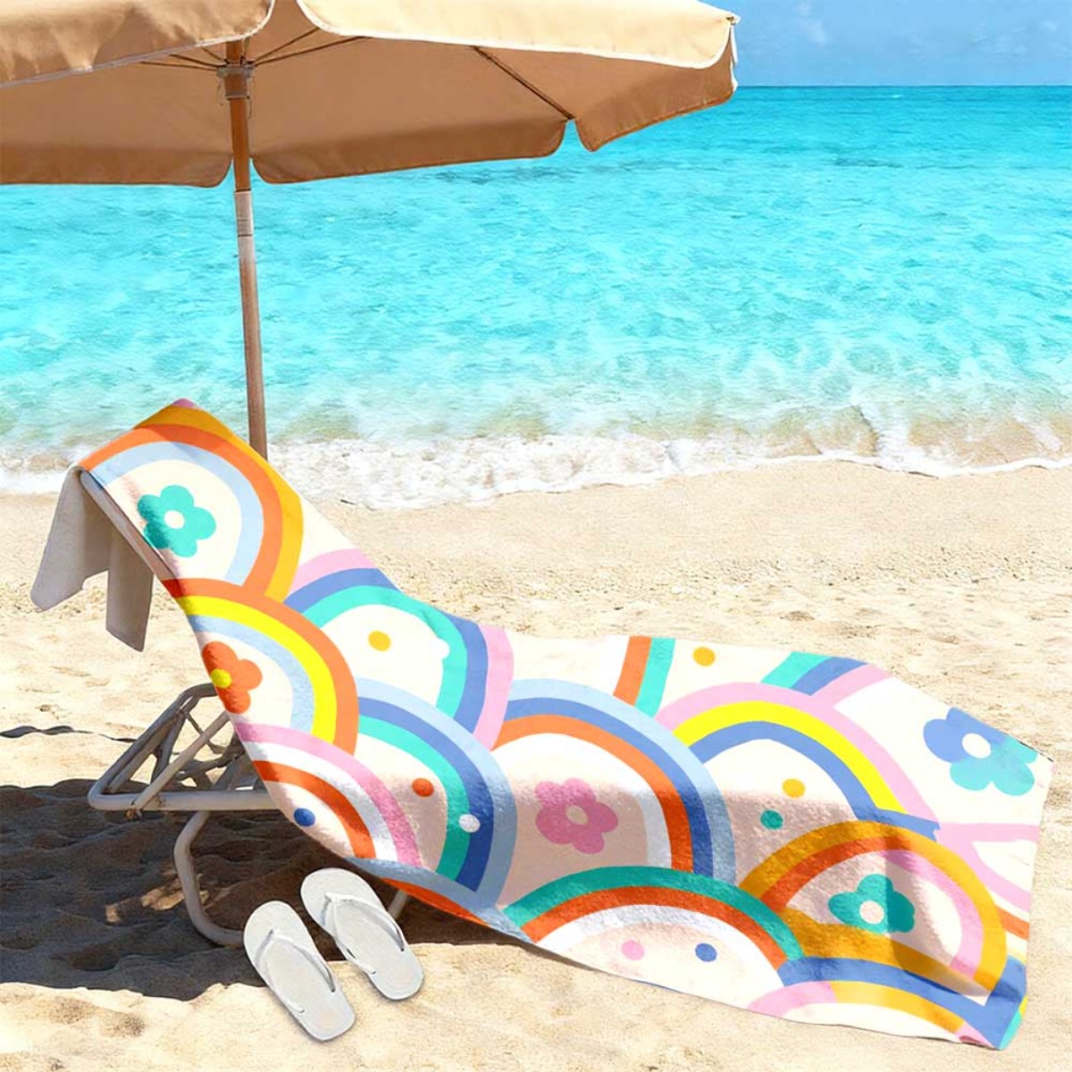 One Beach Towel That Is Reusab - Yoga Fitness & Nutrition Llp review and price
