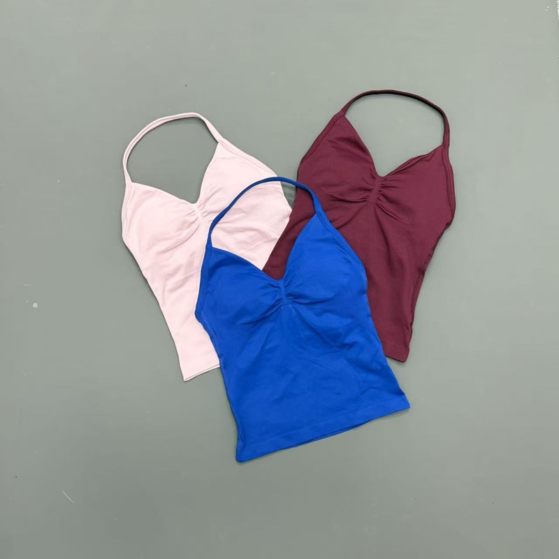 Gym Women Sports Tank Top Seam - Yoga Fitness Tapis review and price