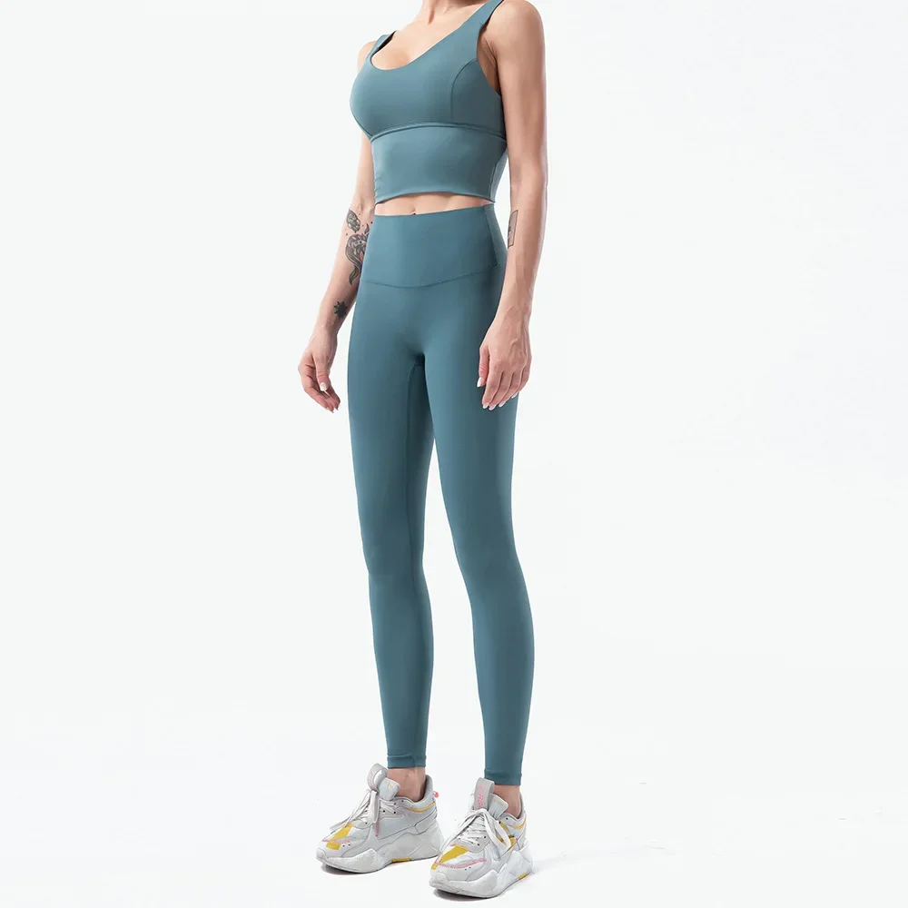 Naked-Feel Yoga Set Yoga Leggi - Yoga Fitness Leggings review and price