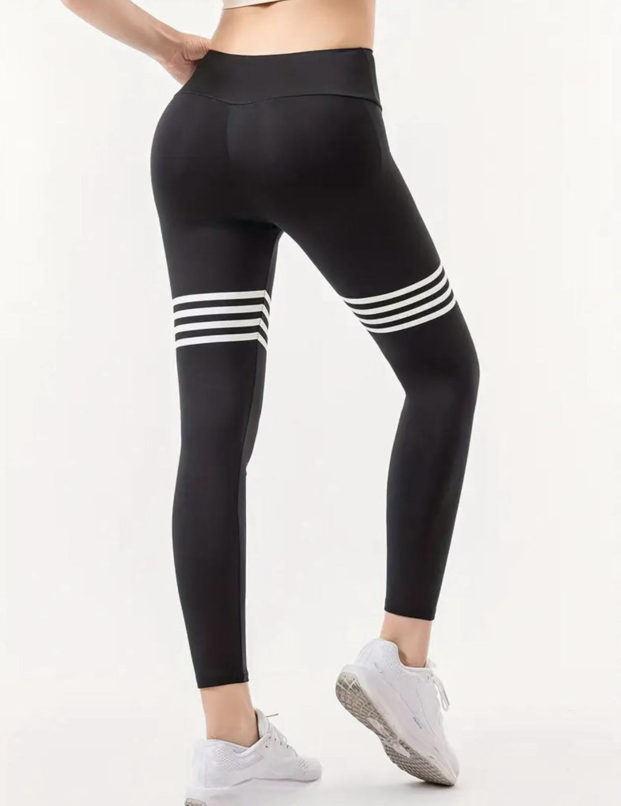 Letter Pattern High-Waisted Yo - Yoga Fitness Leggings review and price