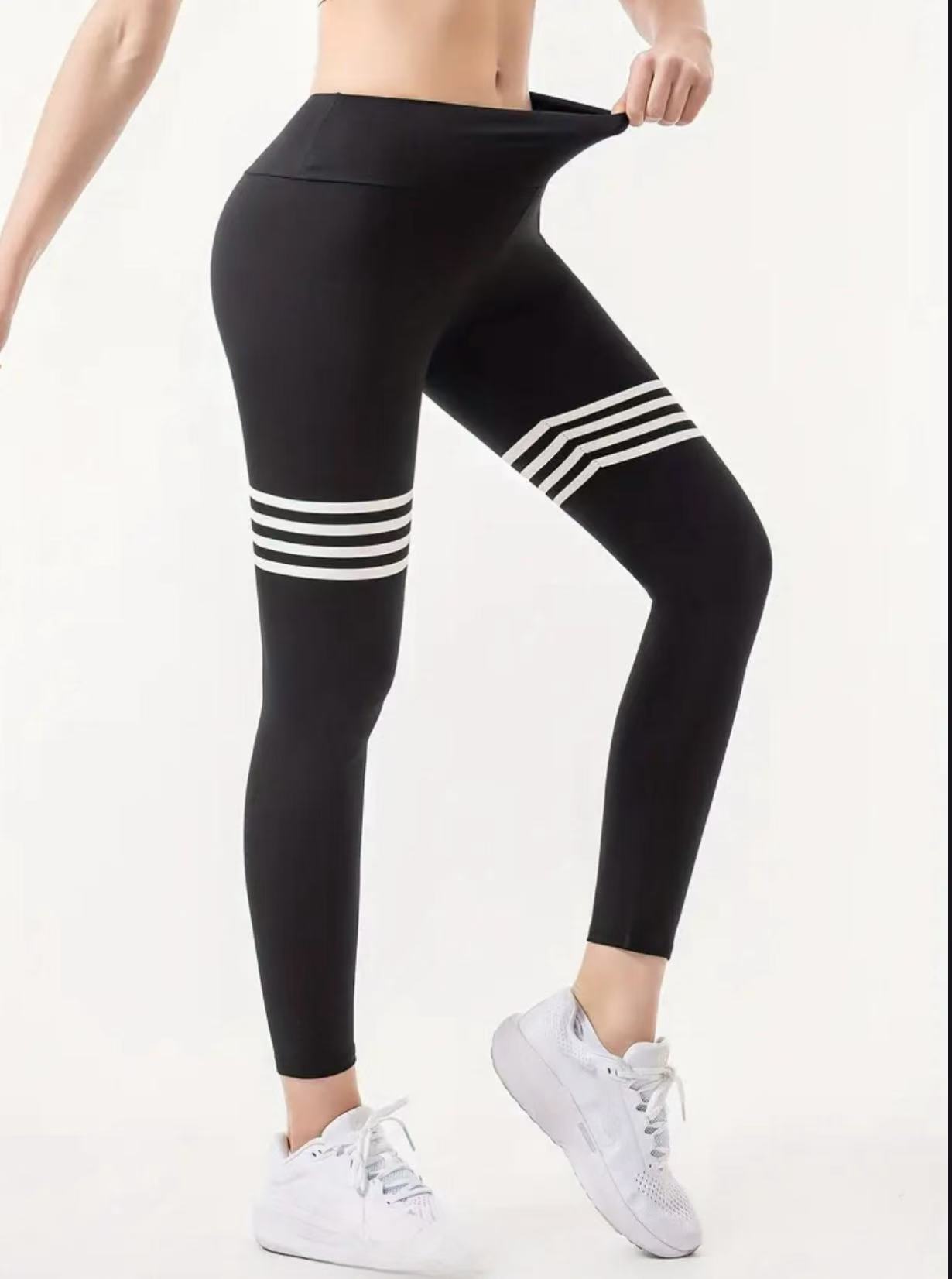 Letter Pattern High-Waisted Yo - Yoga Fitness Leggings review and price