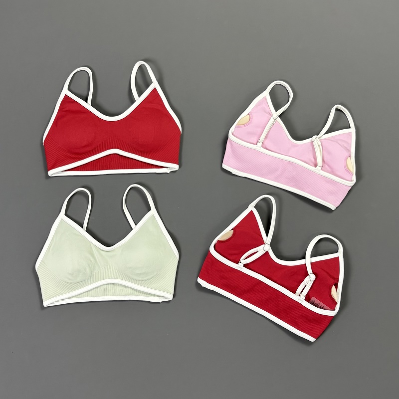 Women Contrastline Yoga Bra V  - Yoga Fitness Tapis review and price