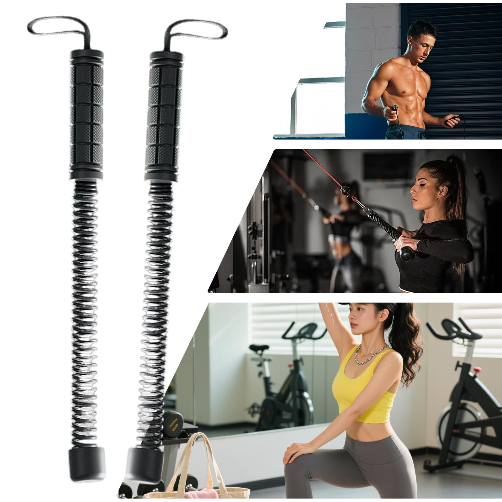 2 Pieces Cordless Battle Ropes - Battle Rope Exercise review and price