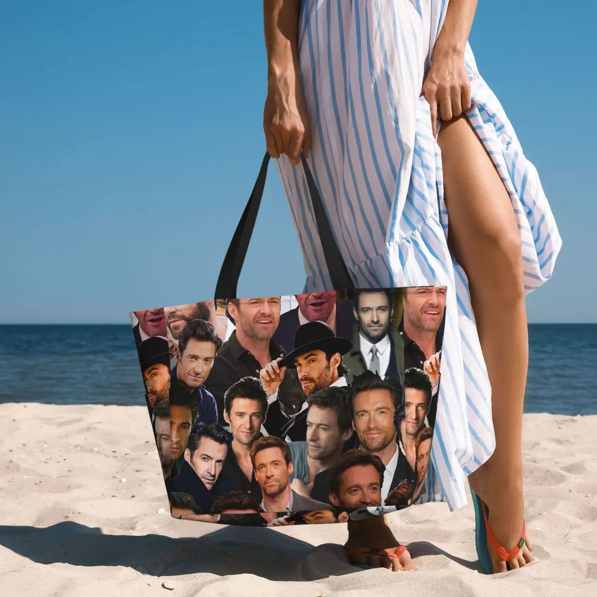 Hugh Jackman Photo Collage Bea - Yoga Fitness Gym Photos review and price