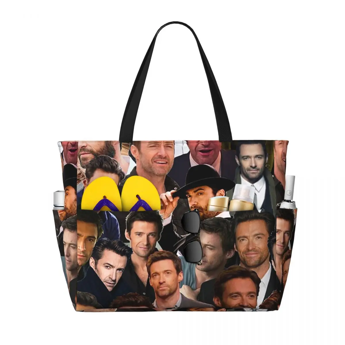 Hugh Jackman Photo Collage Bea - Yoga Fitness Gym Photos review and price
