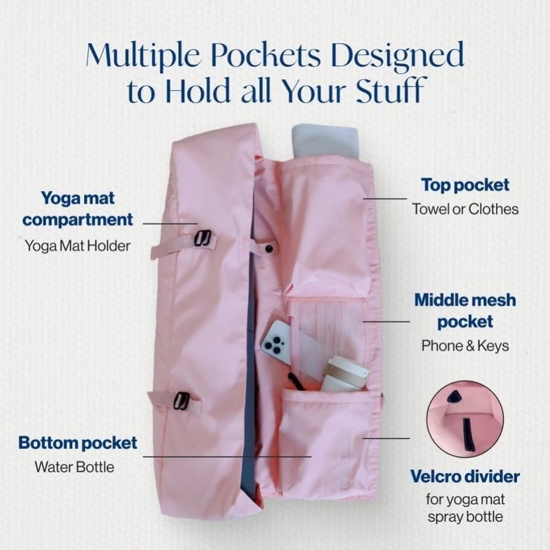 Yoga bag, yoga mat storage bac - Yoga Fitness & Nutrition Llp review and price