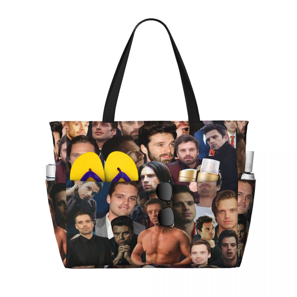 Sebastian Stan Photo Collage B - Yoga Fitness Gym Photos review and price