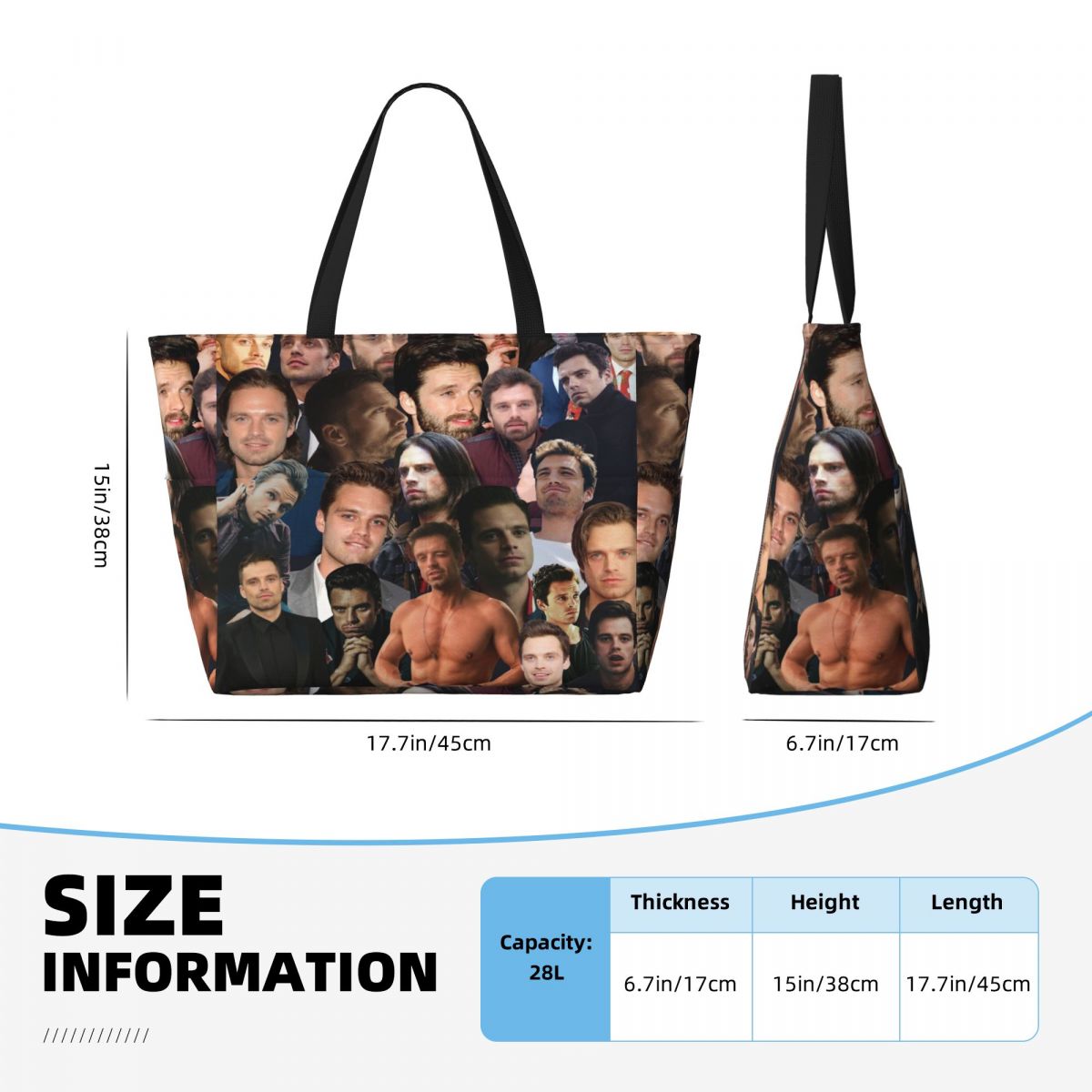 Sebastian Stan Photo Collage B - Yoga Fitness Gym Photos review and price