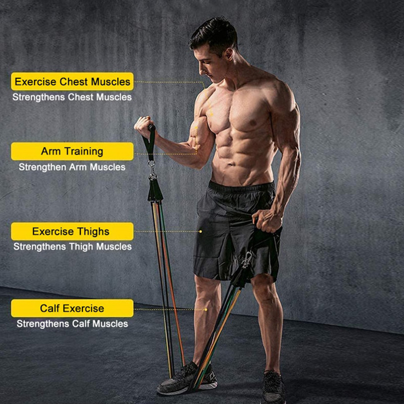 Resistance Elastic Bands Exerc - Battle Rope Exercise review and price