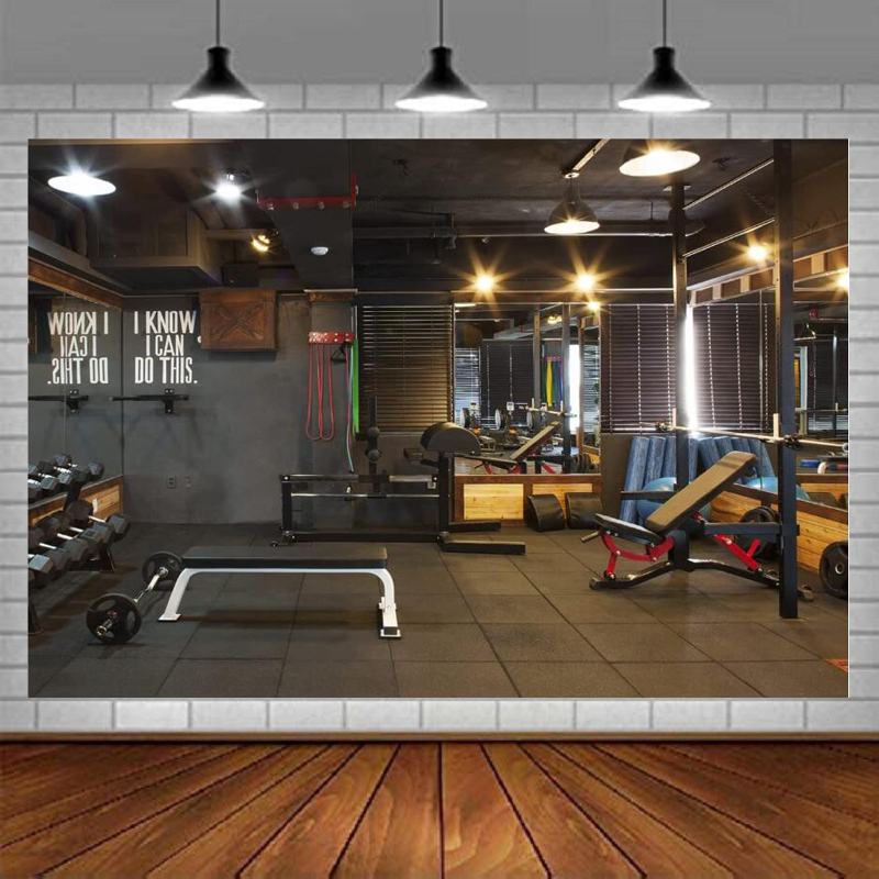 Gym Photography Backdrop Fitne - Yoga Fitness Gym Photos review and price