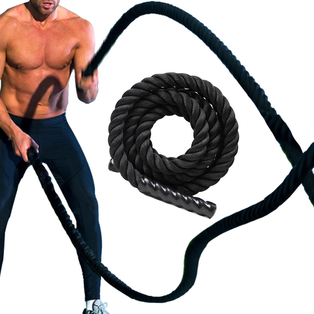 Poly Dacron Battle Rope Home G - Battle Rope Exercise review and price