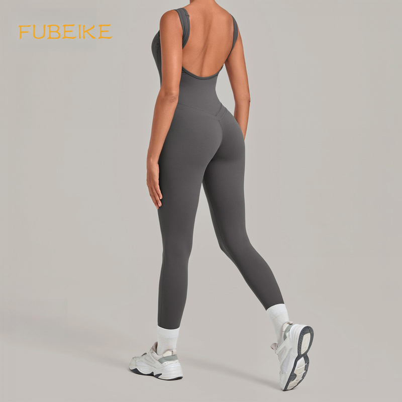 Yoga Jumpsuit With Deep Backle - Yoga Fitness Wear review and price