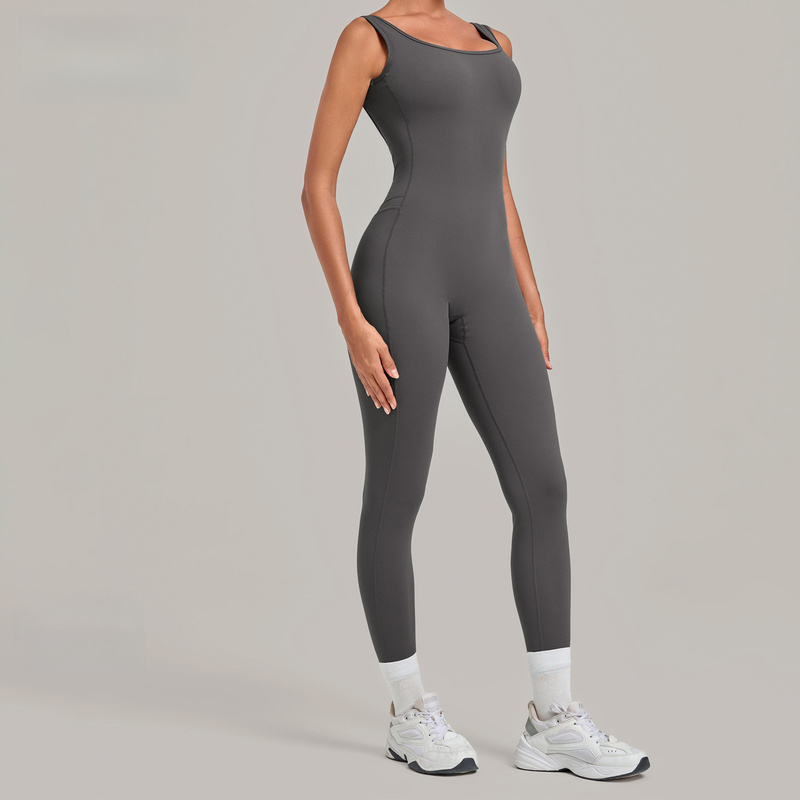 Yoga Jumpsuit With Deep Backle - Yoga Fitness Wear review and price