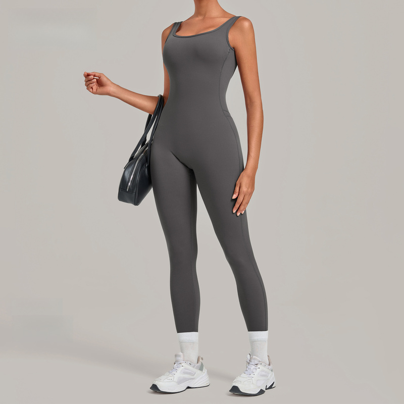 Yoga Jumpsuit With Deep Backle - Yoga Fitness Wear review and price