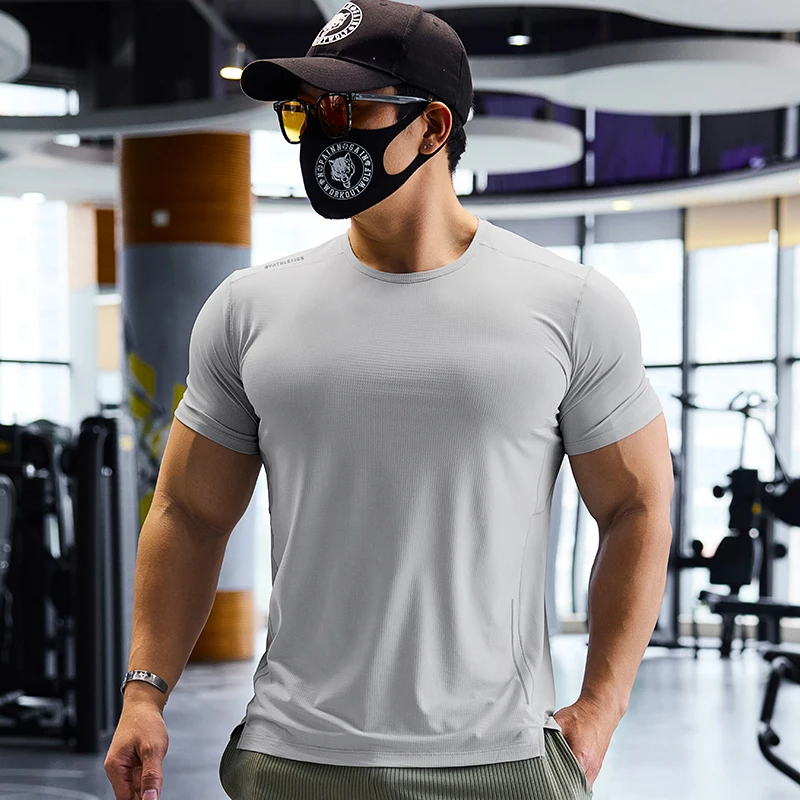 Men Sports T-shirt Dry Fit Sho - Yoga Fitness Wear review and price