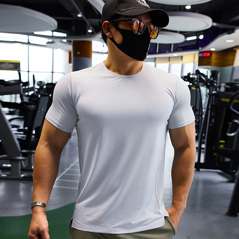 Men Sports T-shirt Dry Fit Sho - Yoga Fitness Wear review and price